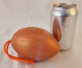 (image for) Small Silicone NFL / Rugby Ball Toy