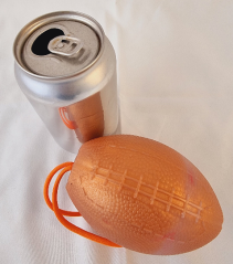 (image for) Small Silicone NFL / Rugby Ball Toy